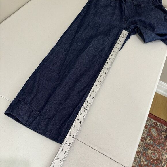 Rag & Bone Womens Jeans 27 Blue Logan Mid-Rise Wide Button Fly Denim Trouser - Picture 6 of 14